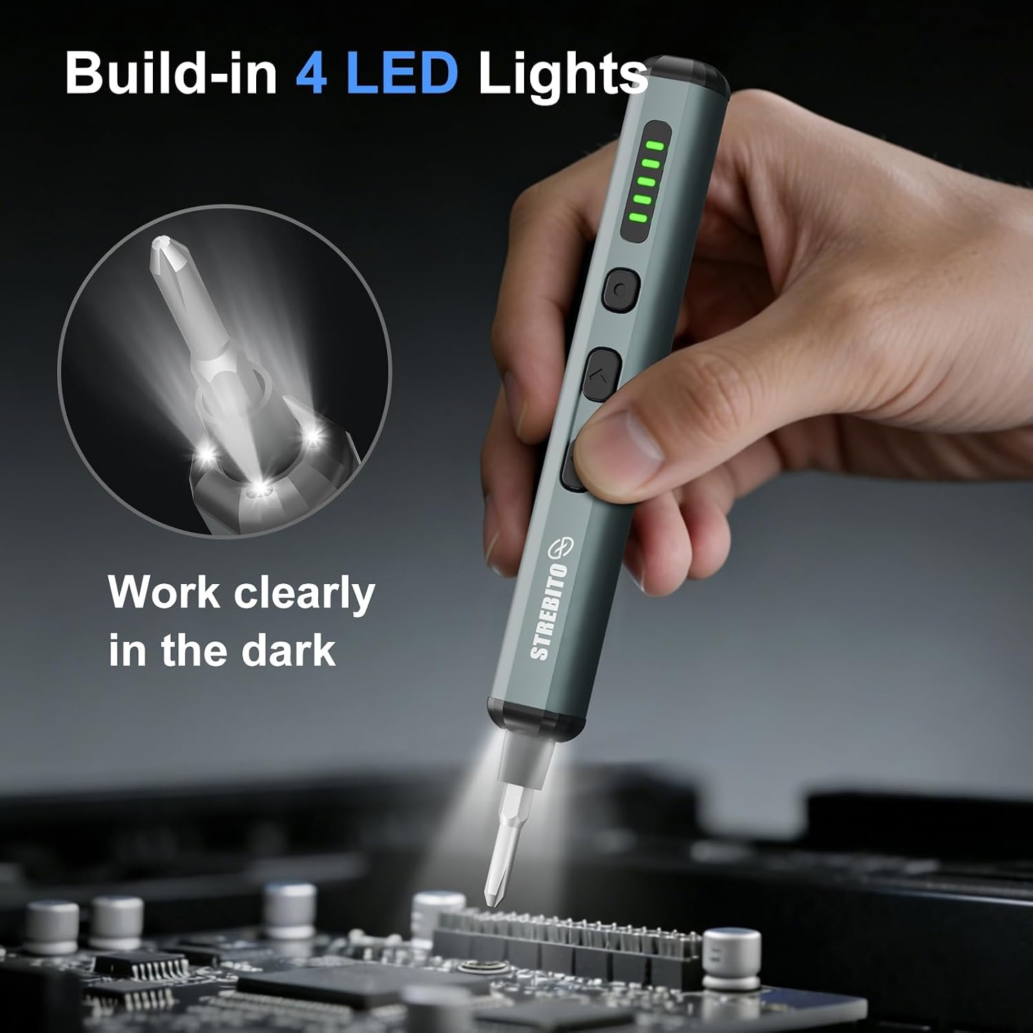 image:imageSTREBITO Electric Screwdriver Set 67 in 1 Electric Precision ScrewdriverStandard Black