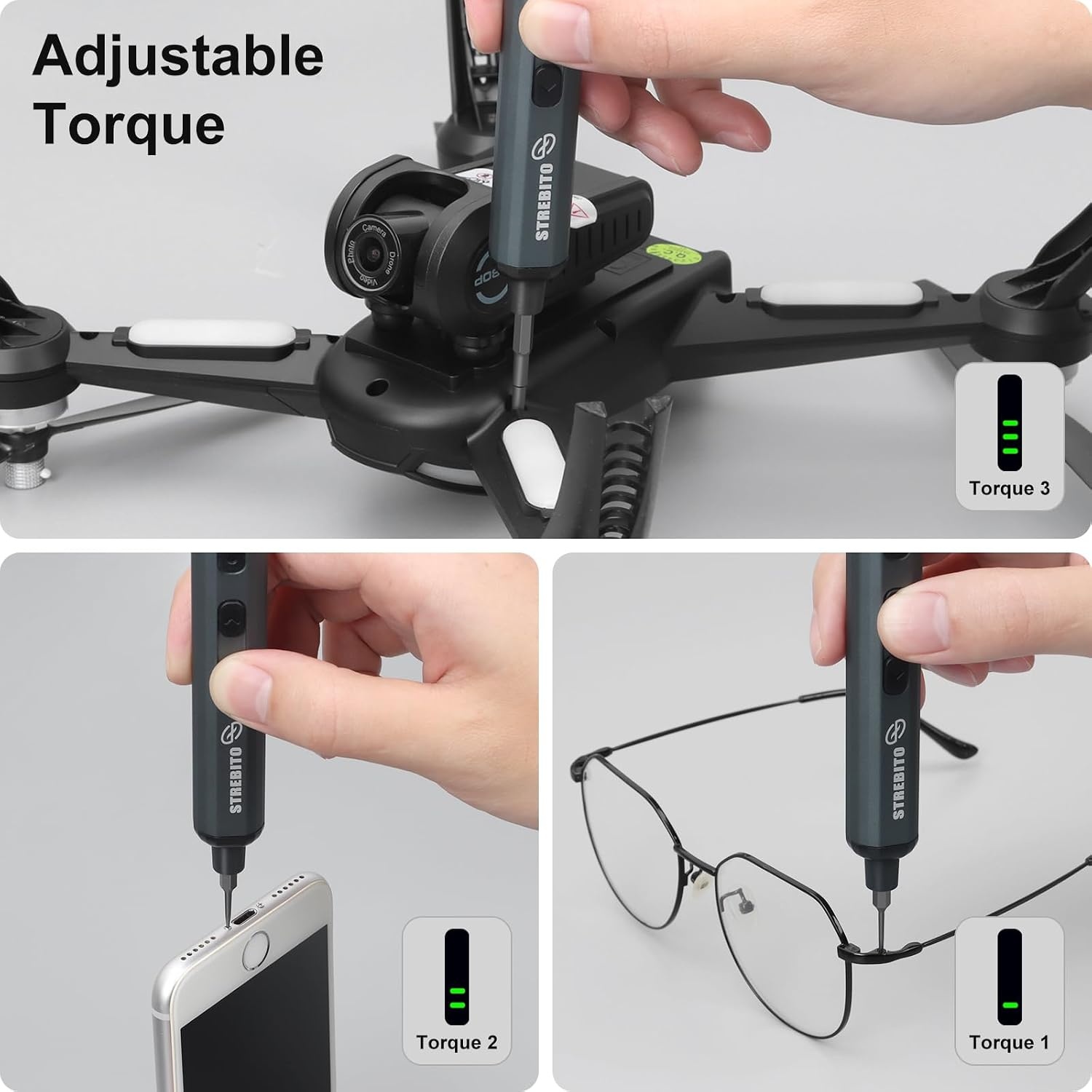 image:imageSTREBITO Mini Electric Screwdriver 70 in 1 Small electric screwdriver SetStandard