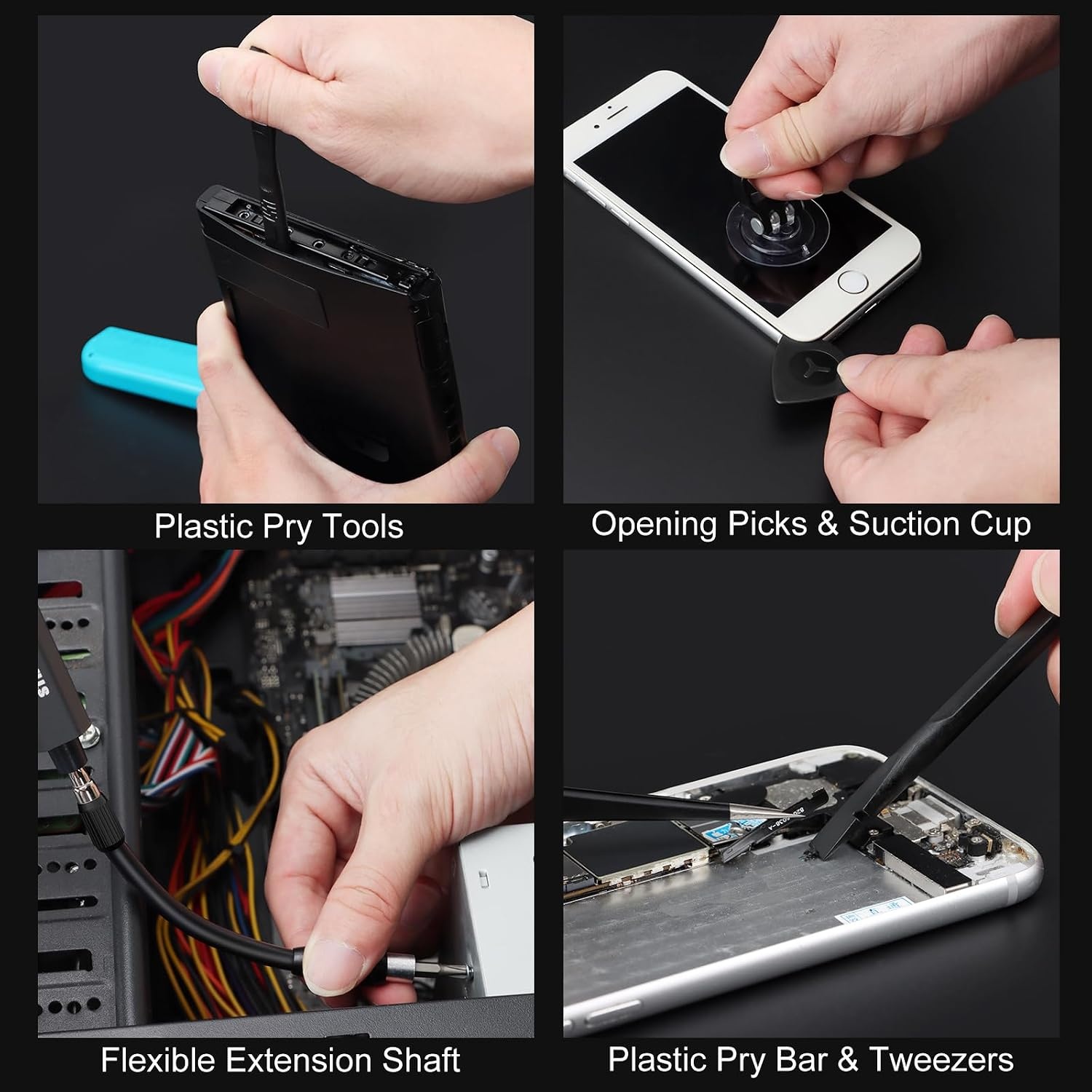 image:imageSTREBITO Mini Electric Screwdriver Set 155 in 1 Small Electric ScrewdriverUpgradedblack