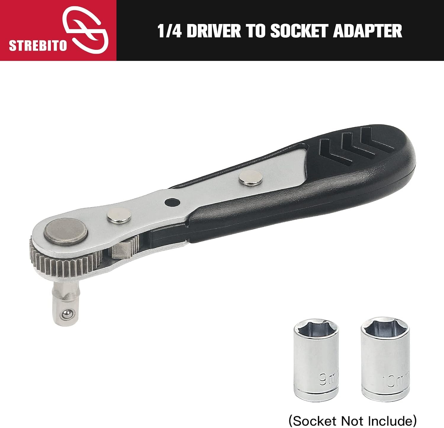 image:imageSTREBITO Right Angle Screwdriver 32Piece 14 Inch Mini Ratchet Set22 in 1