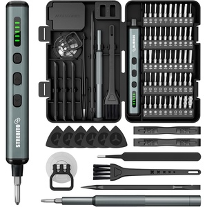 STREBITO Electric Screwdriver Set, 67 in 1 Electric Precision Screwdriver(Standard Black)