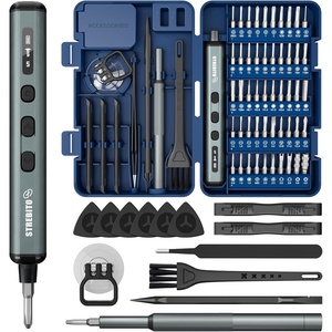 STREBITO Electric Screwdriver Set, 67 in 1 Electric Precision Screwdriver(Upgraded Blue)