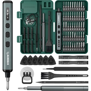 STREBITO Electric Screwdriver Set, 67 in 1 Electric Precision Screwdriver(Upgraded Green)