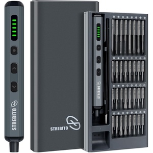 STREBITO Mini Electric Screwdriver, 70 in 1 Small electric screwdriver Set(Standard)